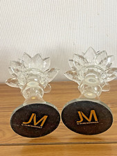 Set 2x Crystal Lotus Candle