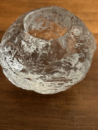 Heavy glass tea light candle - heavy,