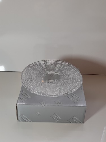 Glass single candle - glass, holder