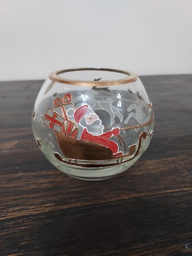 Crystal christmas candle - crystal,